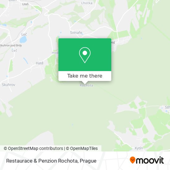 Restaurace & Penzion Rochota map