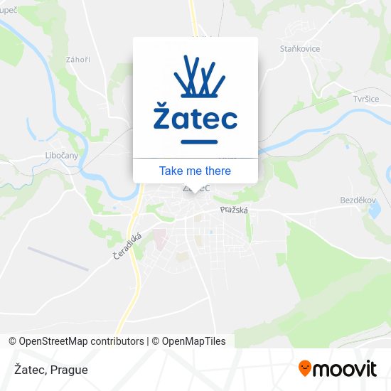Карта Žatec