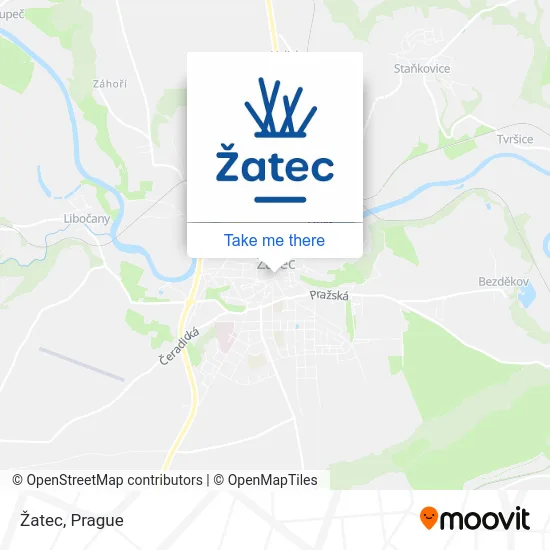 Карта Žatec