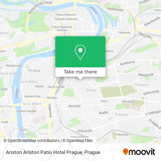 Карта Ariston Ariston Patio Hotel Prague
