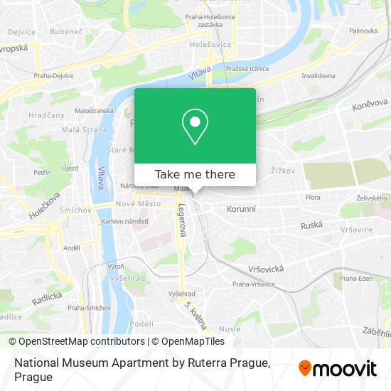 Карта National Museum Apartment by Ruterra Prague