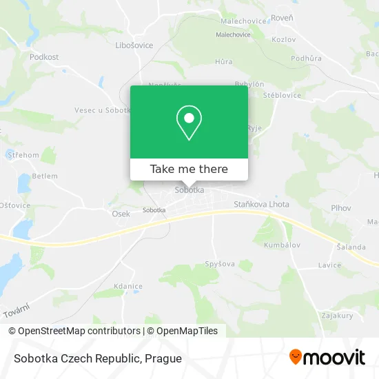 Карта Sobotka Czech Republic