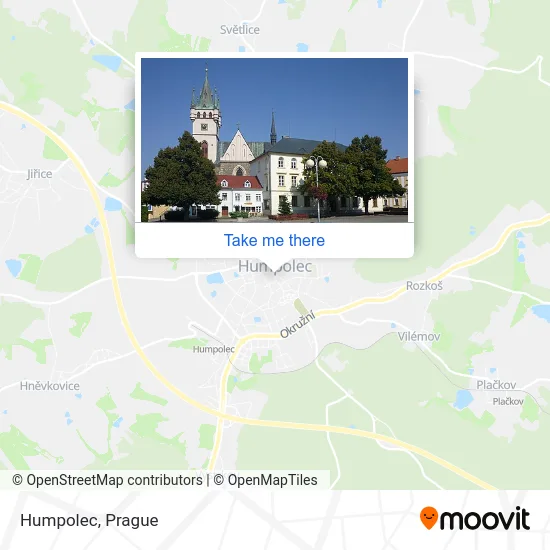 Карта Humpolec
