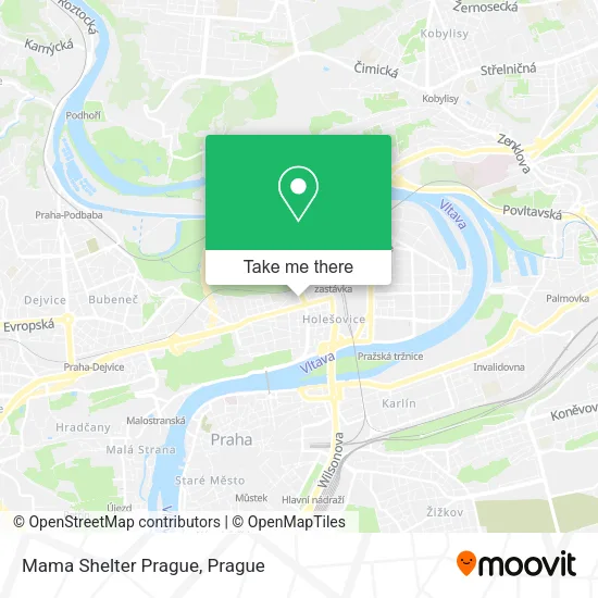 Карта Mama Shelter Prague
