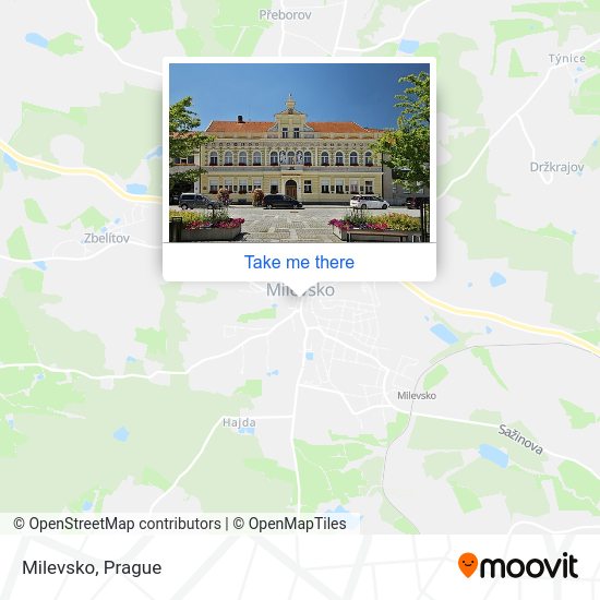 Карта Milevsko