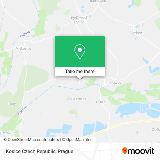 Карта Kosice Czech Republic