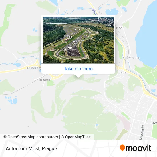 Карта Autodrom Most
