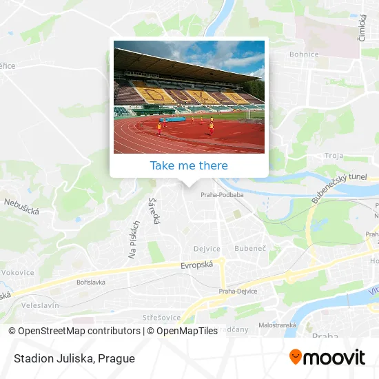 Карта Stadion Juliska