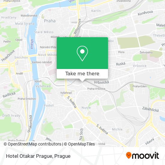Карта Hotel Otakar Prague