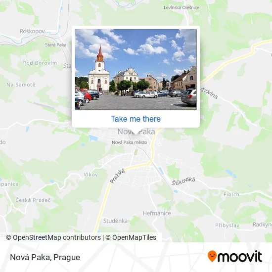 Карта Nová Paka