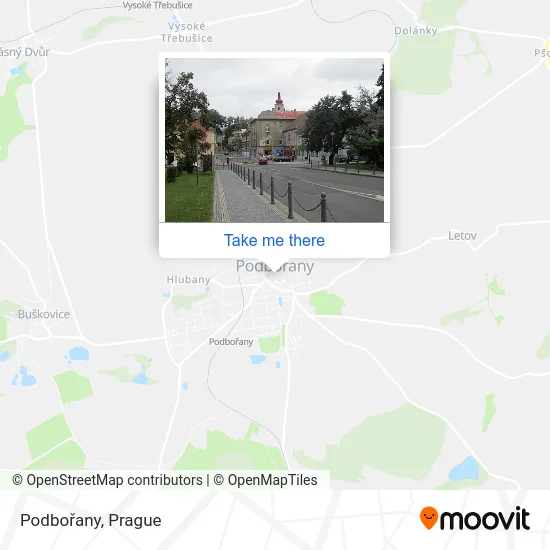 Карта Podbořany