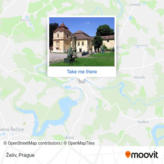 Карта Želiv