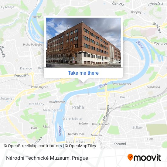 Národní Technické Muzeum map