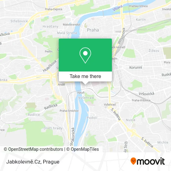 Карта Jabkolevně.Cz