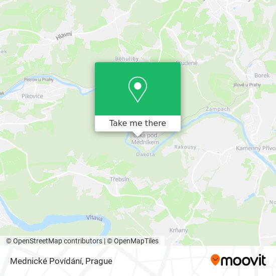 Mednické Povídání map