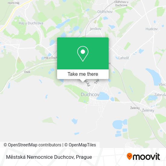 Карта Městská Nemocnice Duchcov