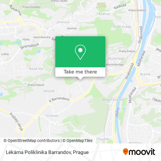 Lékárna Poliklinika Barrandov map