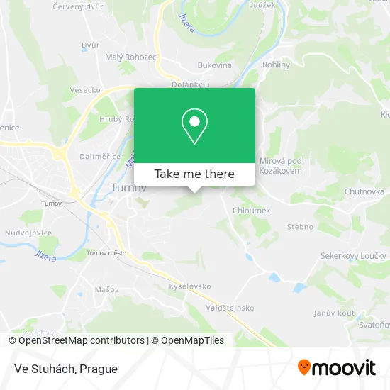 Карта Ve Stuhách