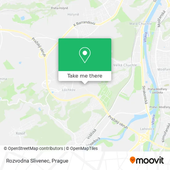 Rozvodna Slivenec map