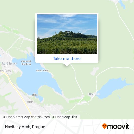 Havířský Vrch map