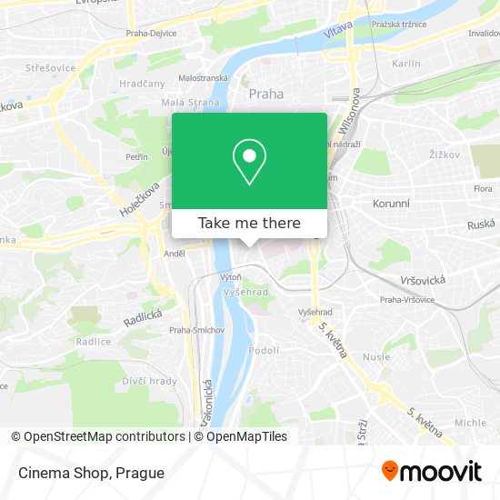 Cinema Shop map