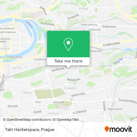 Карта Takt Hackerspace