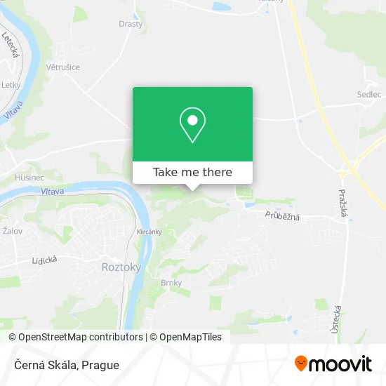 Карта Černá Skála