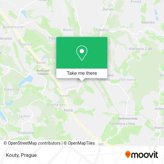 Карта Kouty