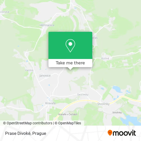 Карта Prase Divoké
