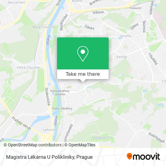 Magistra Lékárna U Polikliniky map