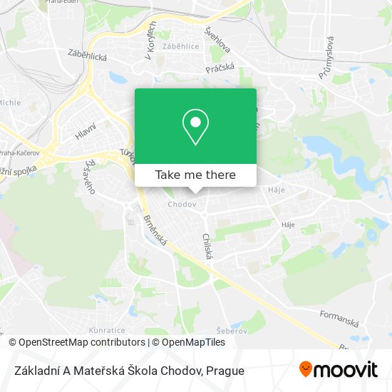 Základní A Mateřská Škola Chodov map