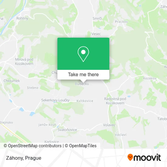 Карта Záhony
