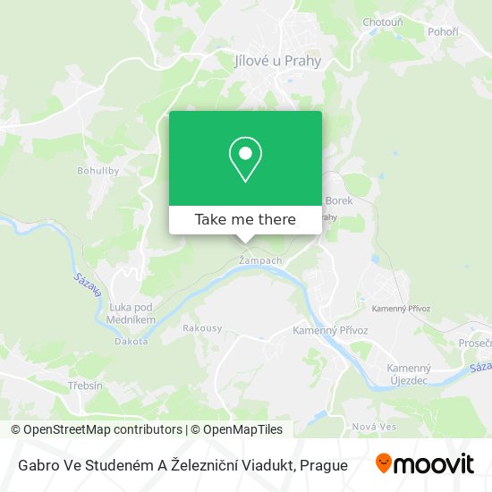 Gabro Ve Studeném A Železniční Viadukt map