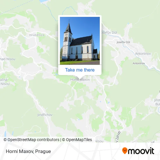 Карта Horní Maxov