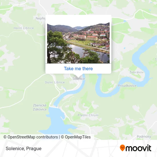 Карта Solenice