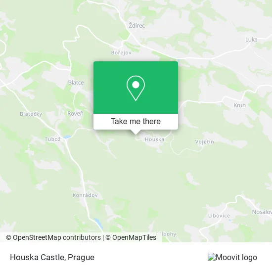 Карта Houska Castle