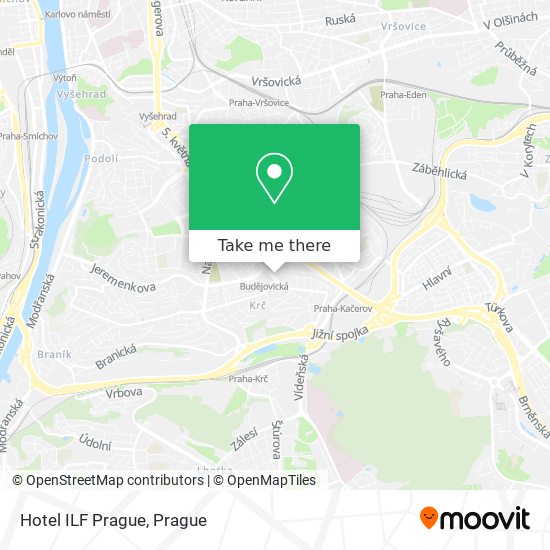 Hotel ILF Prague map