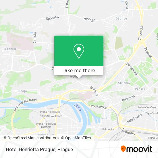 Hotel Henrietta Prague map