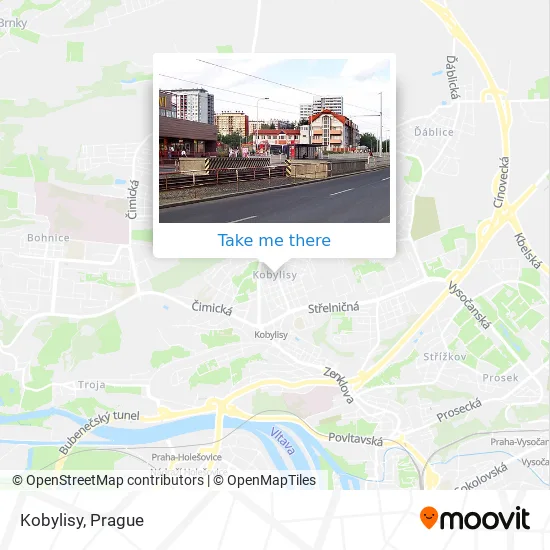 Карта Kobylisy