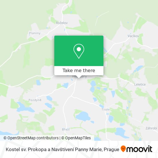 Kostel sv. Prokopa a Navštívení Panny Marie map