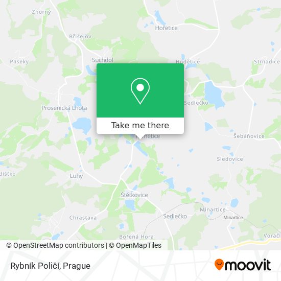 Rybník Poličí map