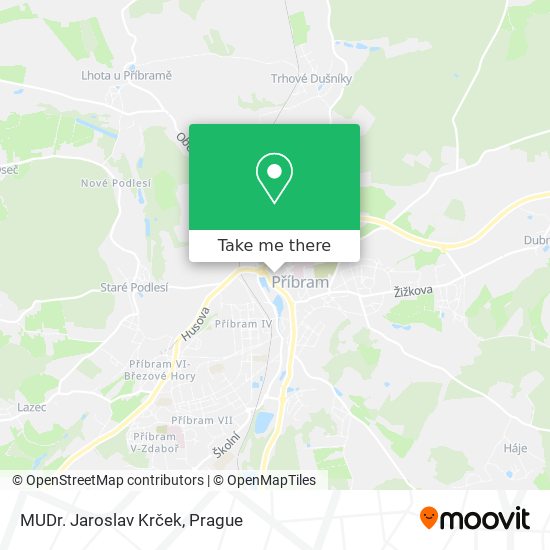 MUDr. Jaroslav Krček map