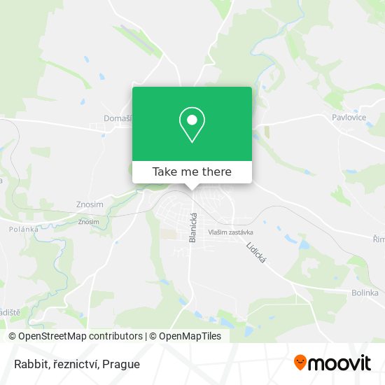 Rabbit, řeznictví map