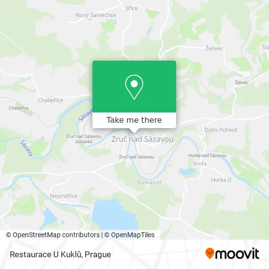Карта Restaurace U Kuklů