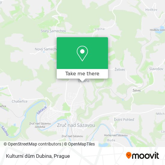 Kulturní dům Dubina map