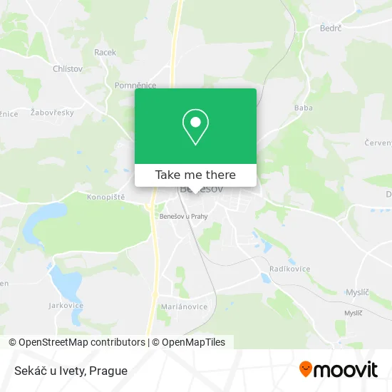 Карта Sekáč u Ivety