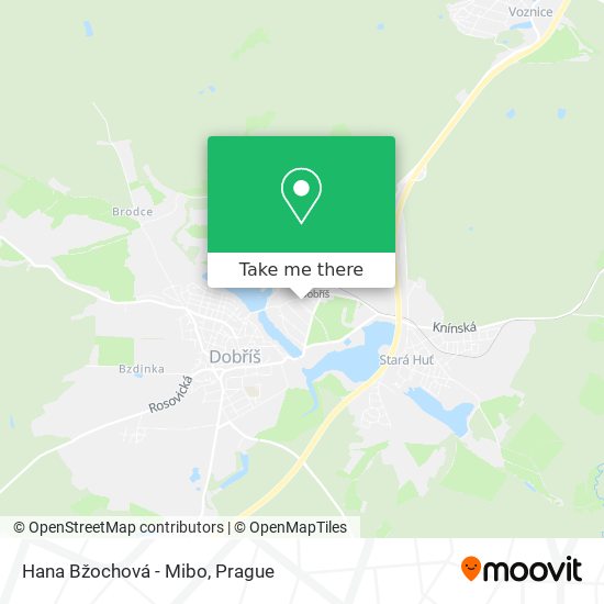 Hana Bžochová - Mibo map