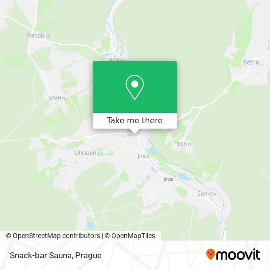 Snack-bar Sauna map