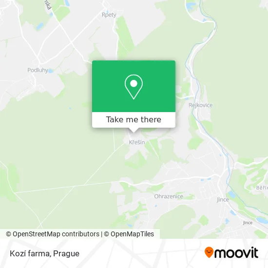 Карта Kozí farma