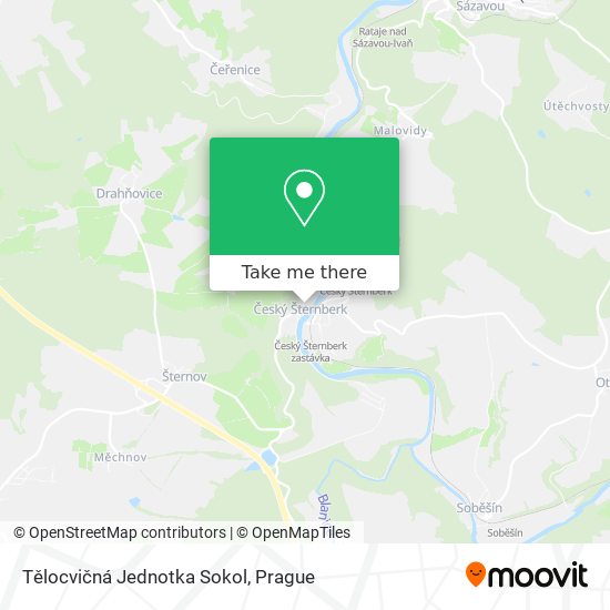 Tělocvičná Jednotka Sokol map